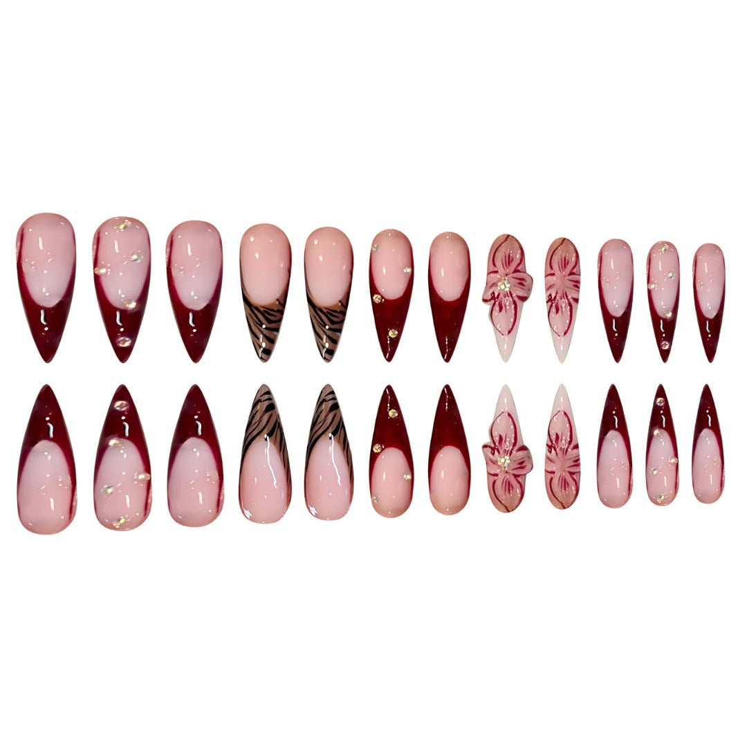 Premium Abstract Nail Art Extensions Kalsten