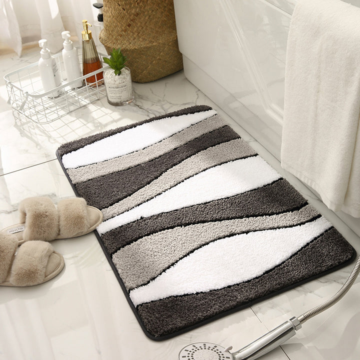 Contemporary Geometric Bath Mat Kalsten
