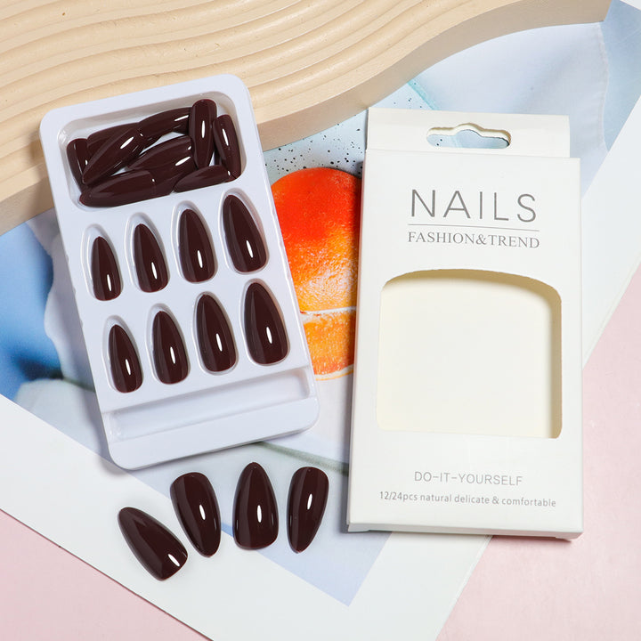 Elegant Almond-Shaped Press-On Nails Set Kalsten
