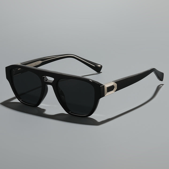 Ladies Designer Sunglasses with modern, angular frame and gradient Kalsten
