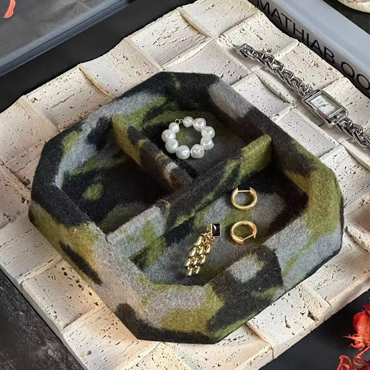 Decorative Hexagonal Storage Plate