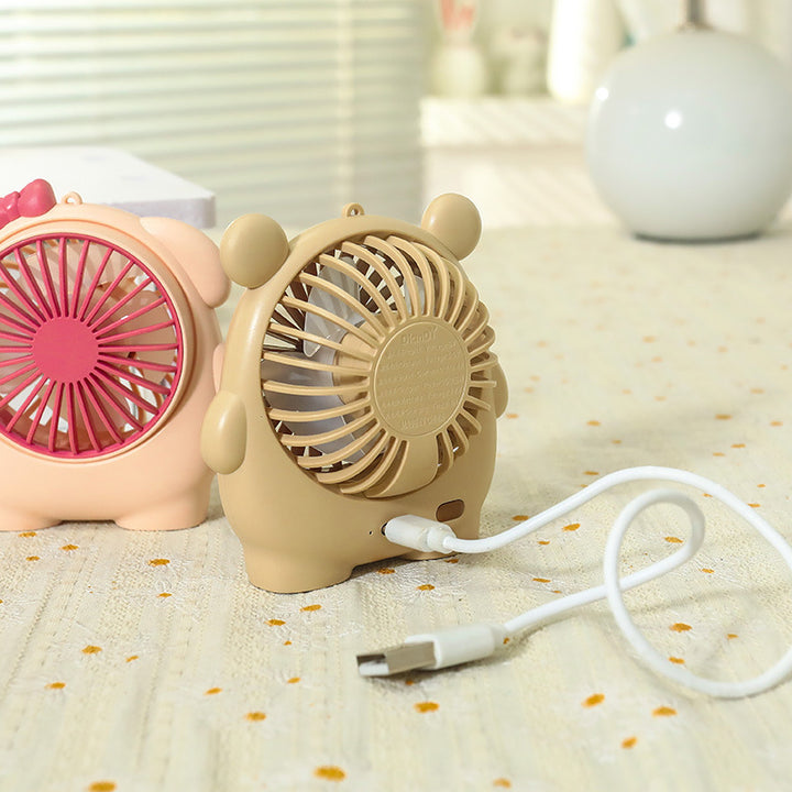Women Portable Mini Fan in Cute Animal Design Kalsten