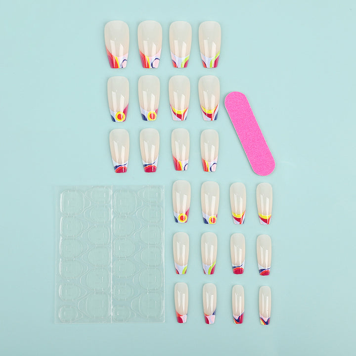 Creative and colorful nail art Kalsten