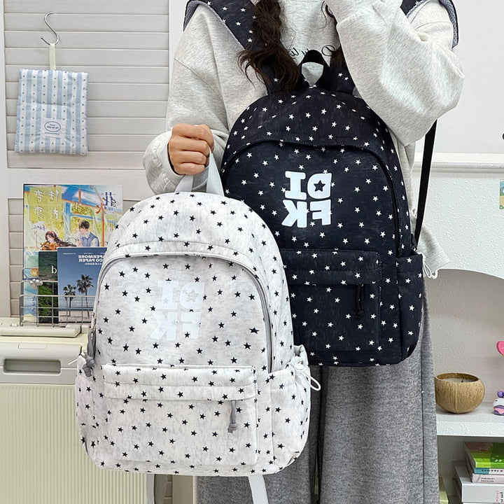 Star Print Casual Backpack Kalsten