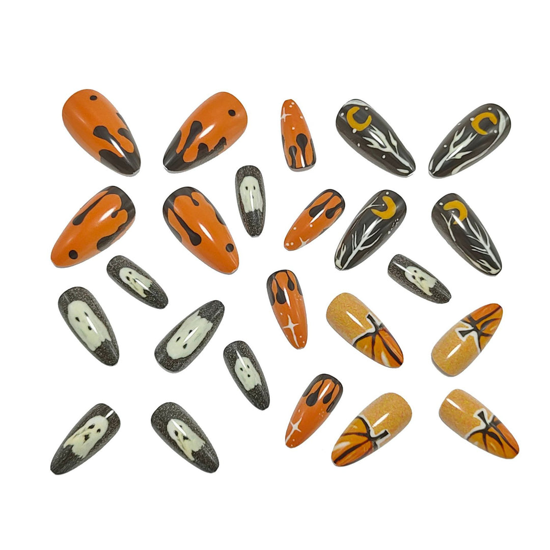Artificial nails with creative Halloween design Kalsten