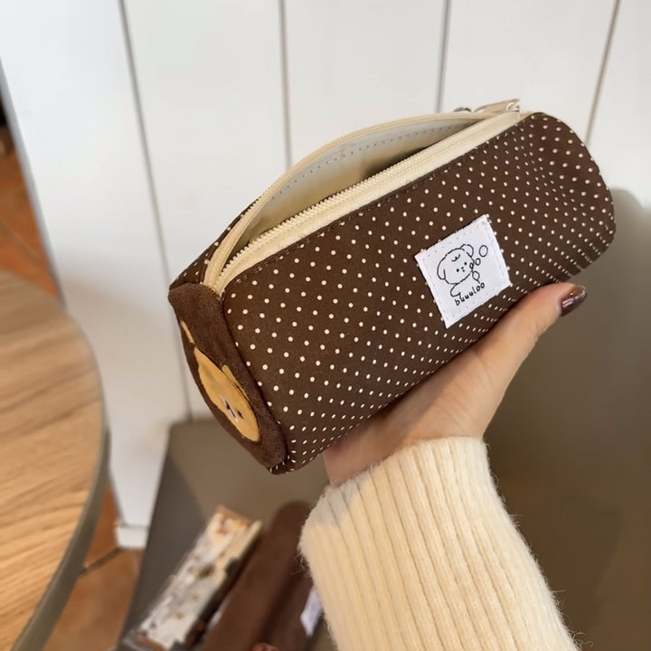 Cute Bear-Themed Pencil Case