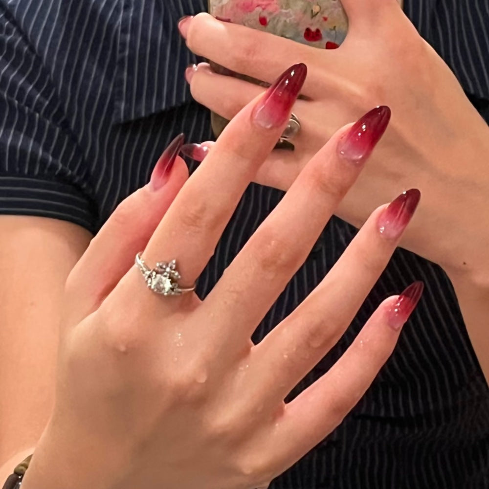 Glossy Square Tip Nail Enhancements