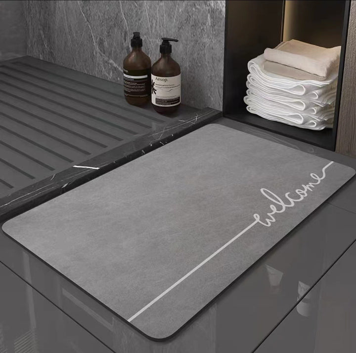 Elegant Oval Welcome Mat