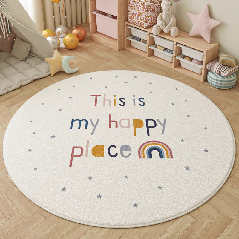 Playful Circular Area Rug