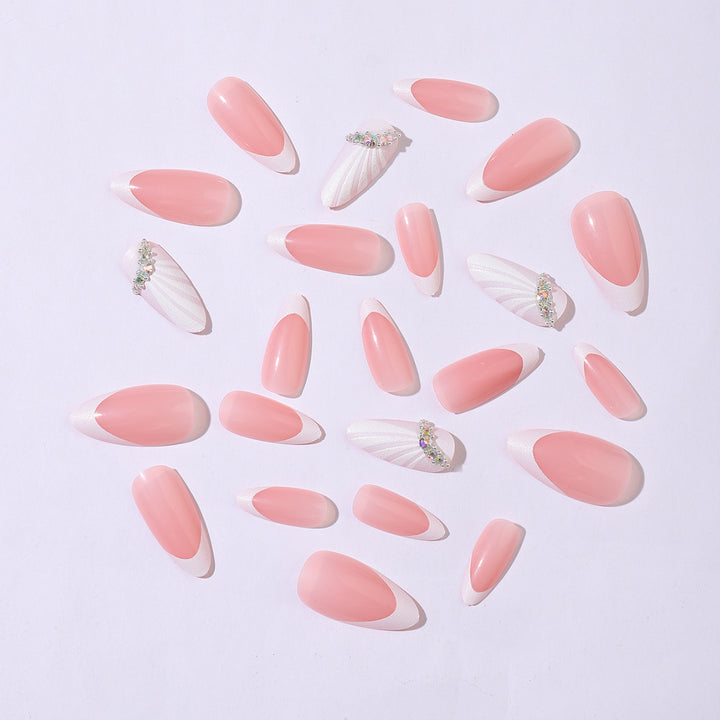Artificial nail set with luxurious 3D embellishments Kalsten
