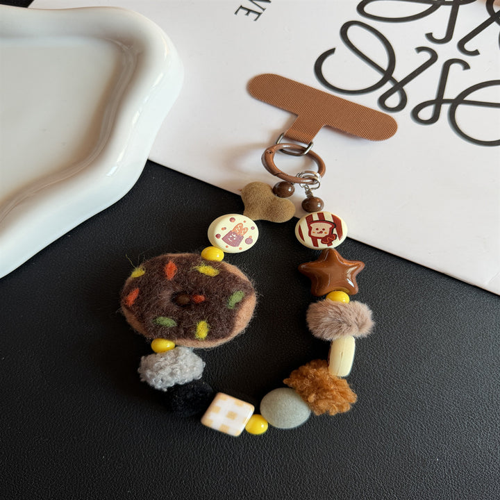 Whimsical Food-Themed Charm Keychain Kalsten 1790135857