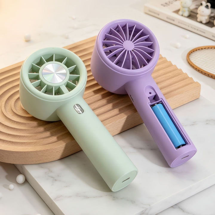 Portable handheld fan with ergonomic design and multiple speed modes Kalsten