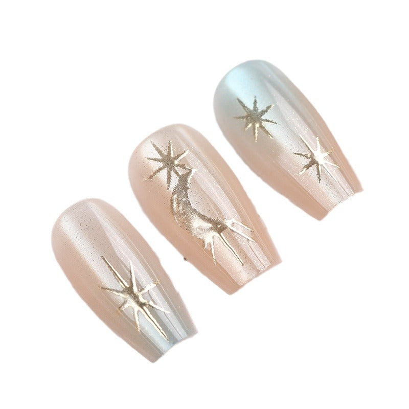 Artistic Press-On Nail Design Kalsten