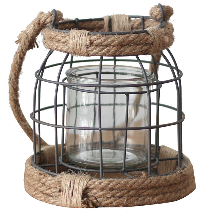 Decorative lantern made of metal and glass Kalsten
