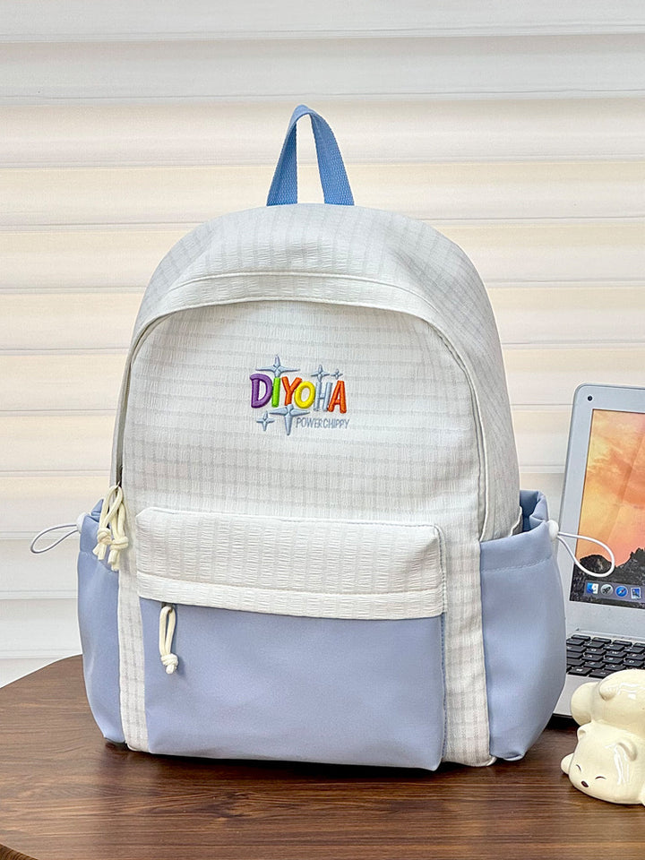 Textured School Backpack Kalsten