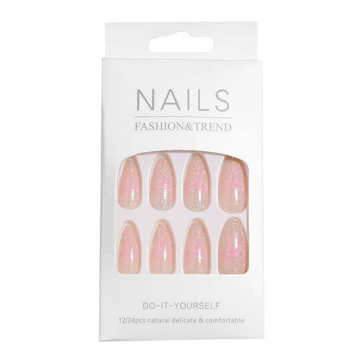 DIY Gradient Glitter Press-On Nails Kalsten