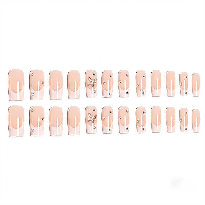 Artful Nail Set with Butterfly Decoration Kalsten