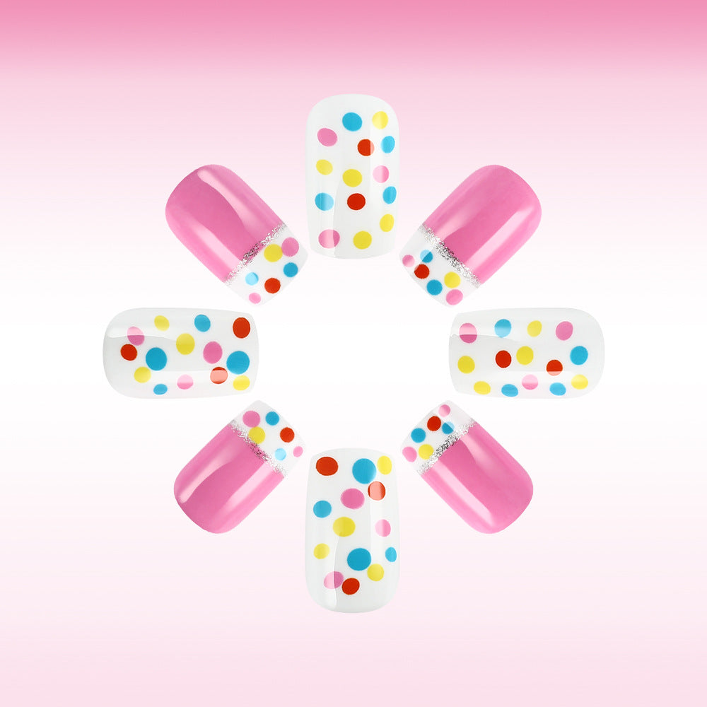Decorative Dot Pattern Press-On Nails Kalsten