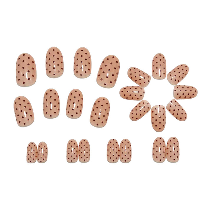Artificial nails with elegant dot design Kalsten