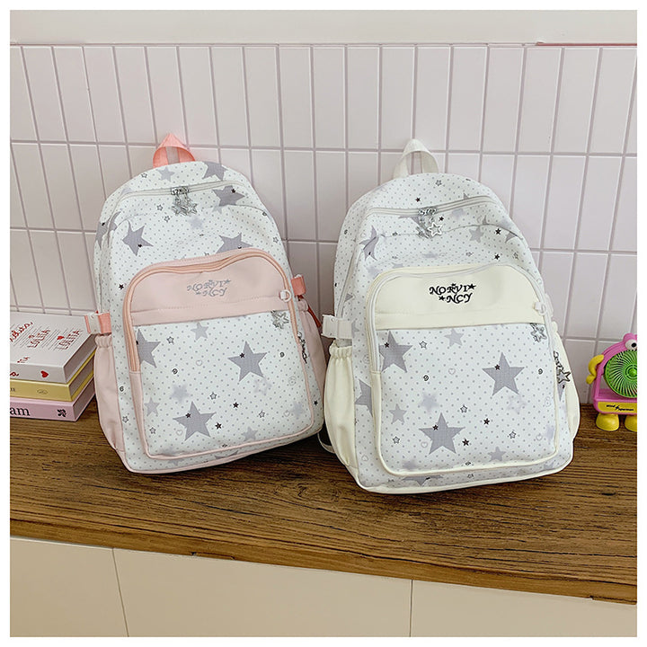 Stylish Star-Print Backpack Kalsten