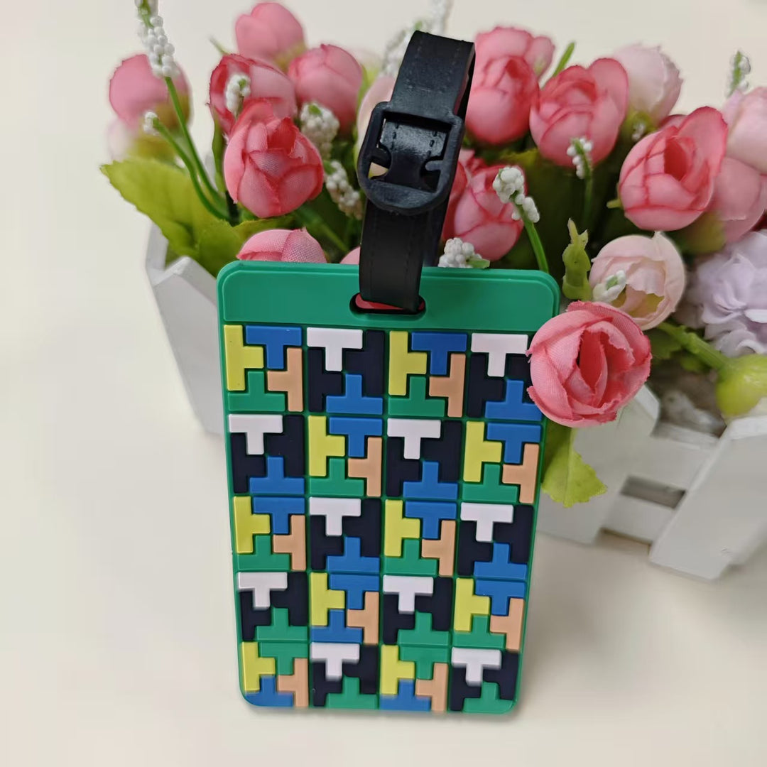 Unisex Luggage Tag in Creative Geometric Design Kalsten