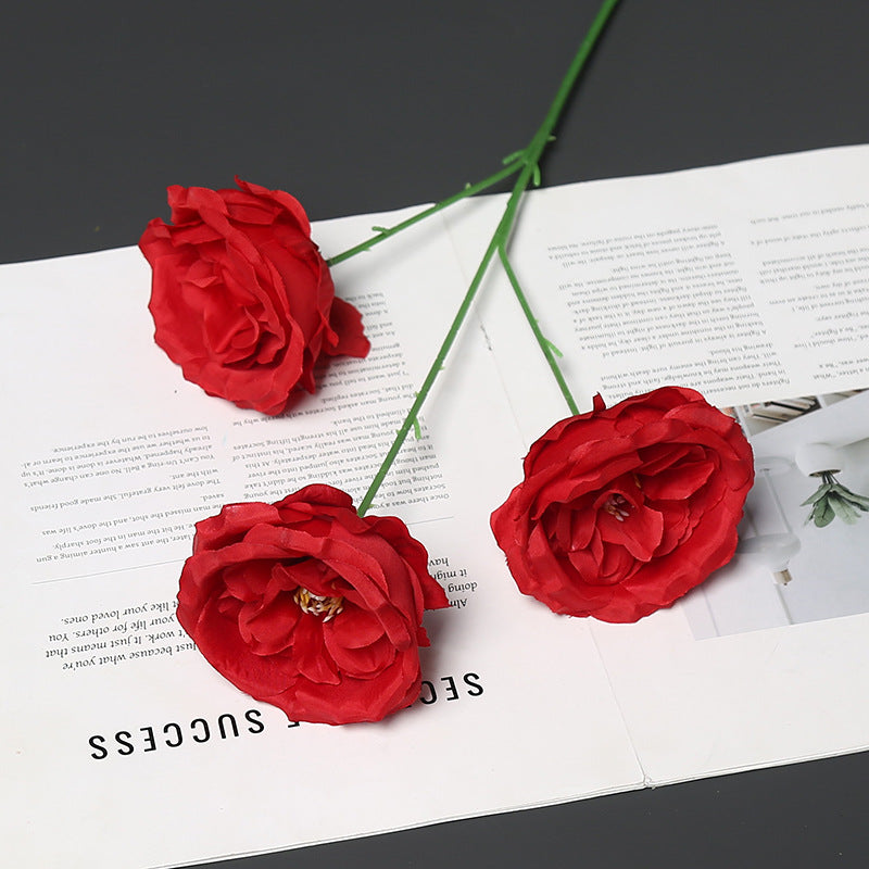 Elegant Silk Floral Stem for Home Decor Display