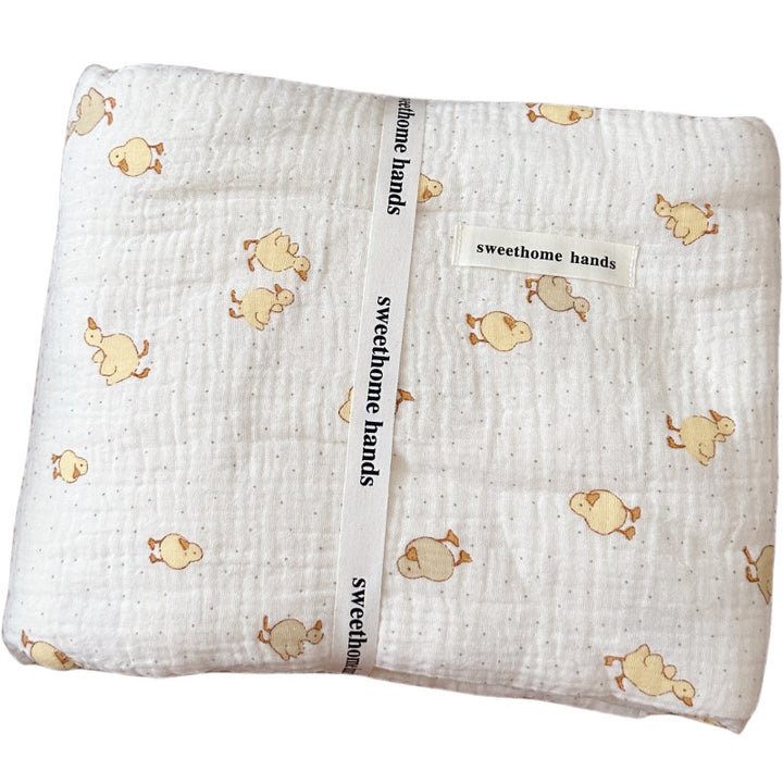 Unisex Mull blanket with cute bear design Kalsten