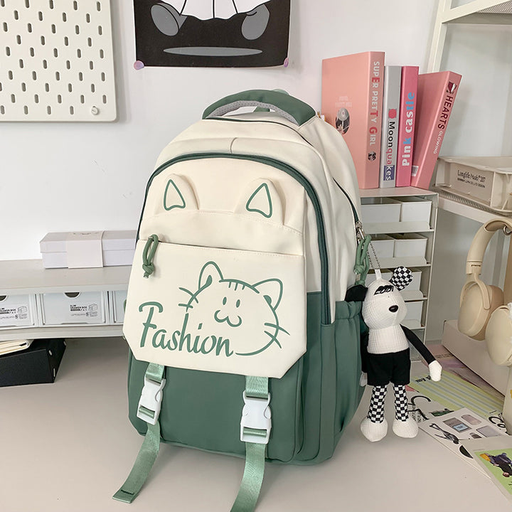 Backpack with Cute Cat Ears and Practical Compartments Kalsten