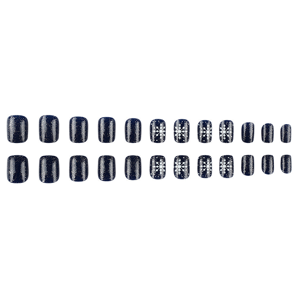 Seasonal Snowflake Nail Art Kalsten