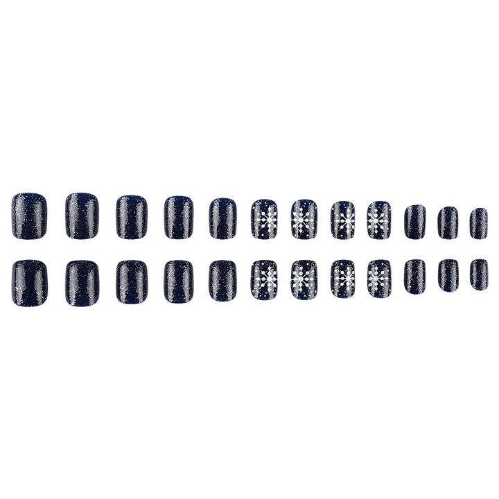 Seasonal Snowflake Nail Art Kalsten