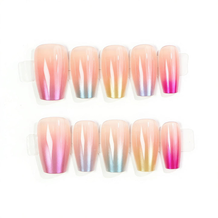 Gradient Press-On Nail Art Set Kalsten