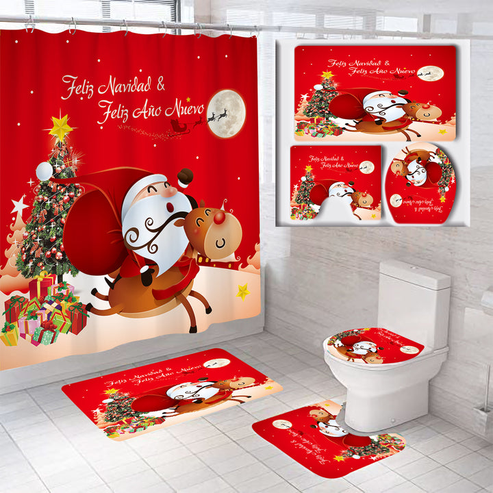Festive Christmas Bathroom Set Kalsten