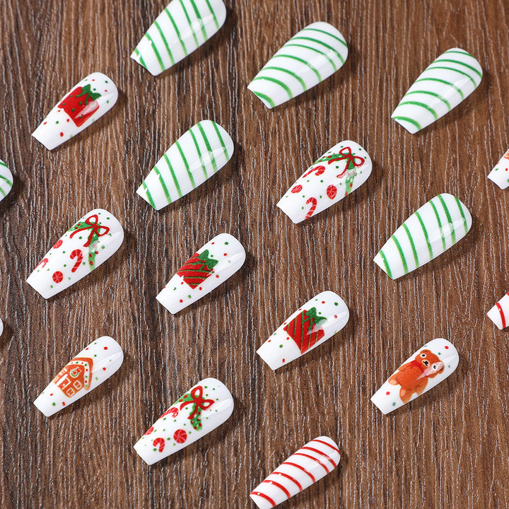 festive nail tips Kalsten