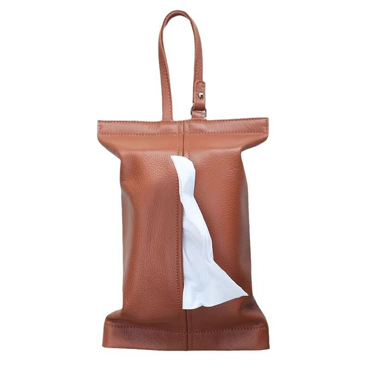 Stylish Leather Tissue Holder Kalsten