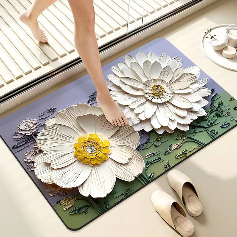 Floral Pattern Mat