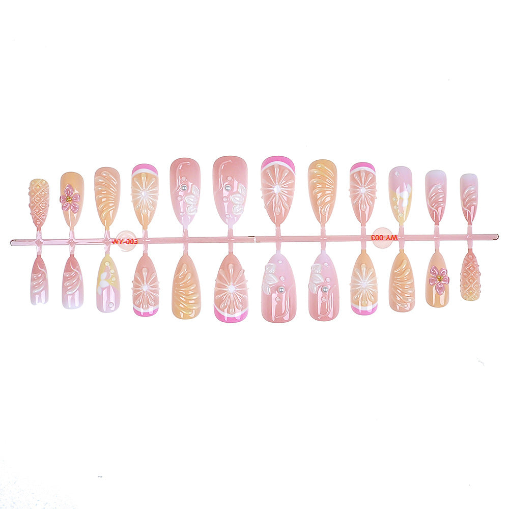 Elegant Press-On Nail Art Set Kalsten