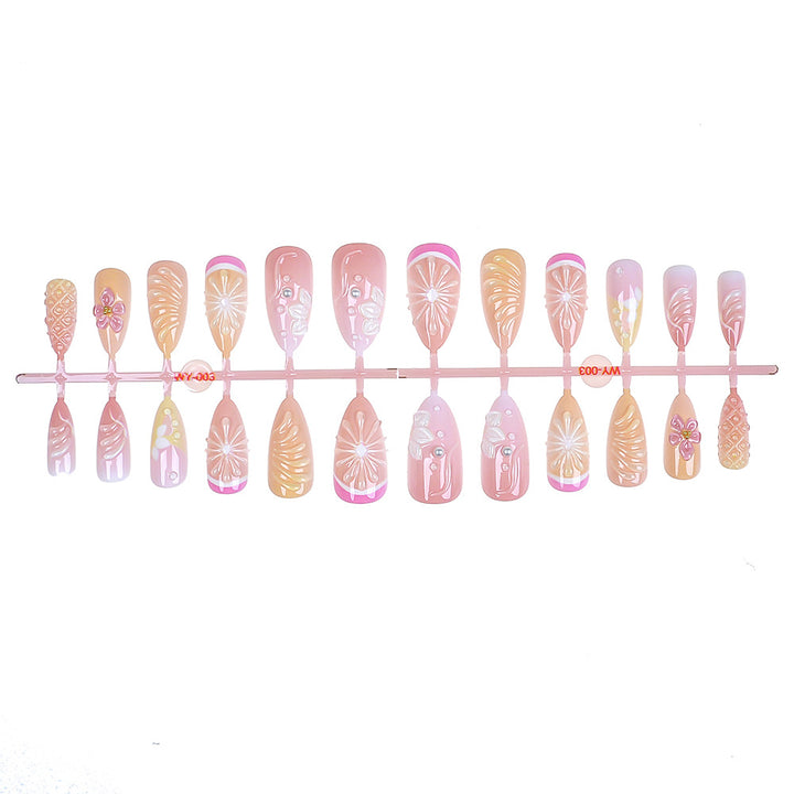 Elegant Press-On Nail Art Set Kalsten