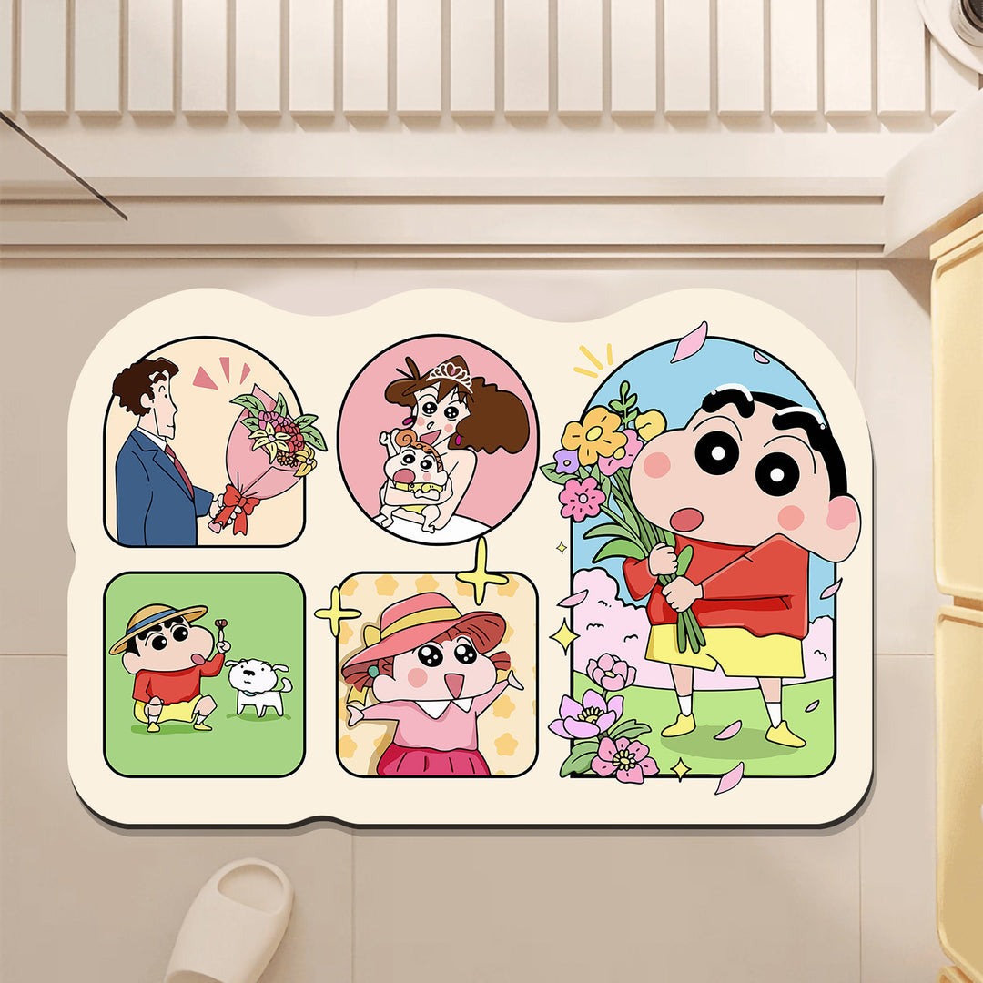 Cartoon Character Bathroom Mat