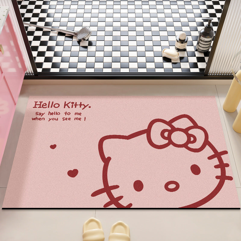 Hello Kitty Plush Bath Mat for Bathrooms