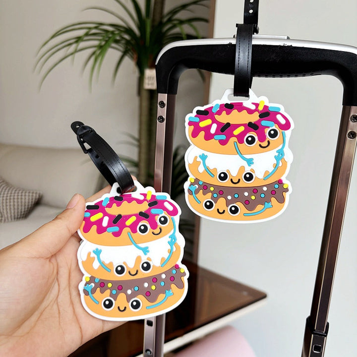 Fun Donut-Themed Luggage Tag Kalsten