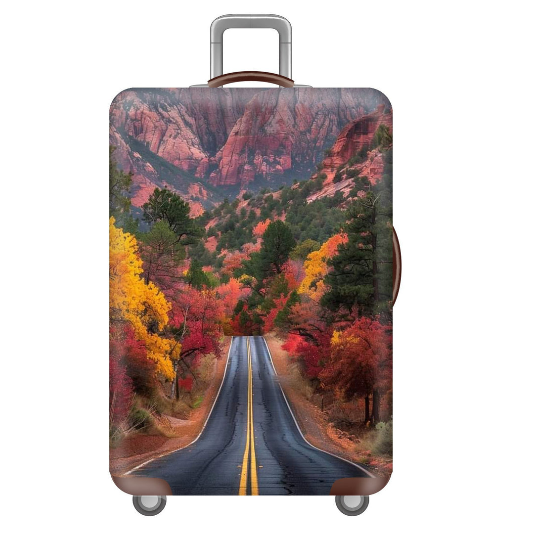 Unisex Hard Shell Suitcase with Inspiring Cityscape Kalsten