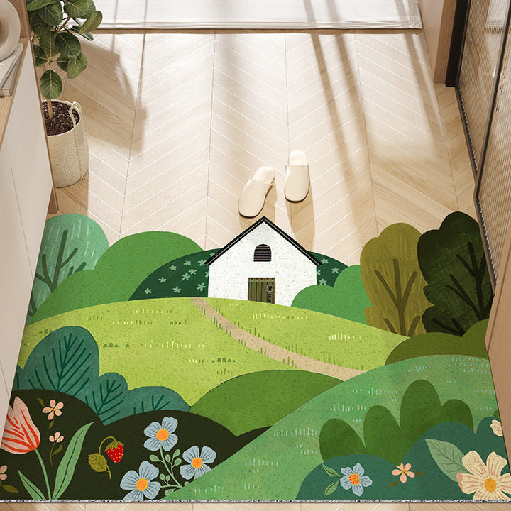 Cartoon Forest Animal Doormat Kalsten