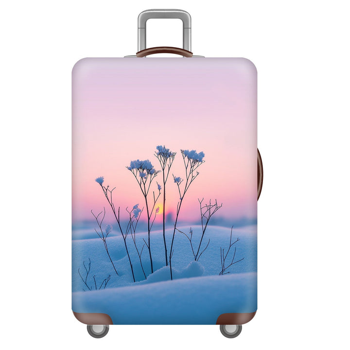 Unisex Hard Shell Suitcase with Inspiring Cityscape Kalsten