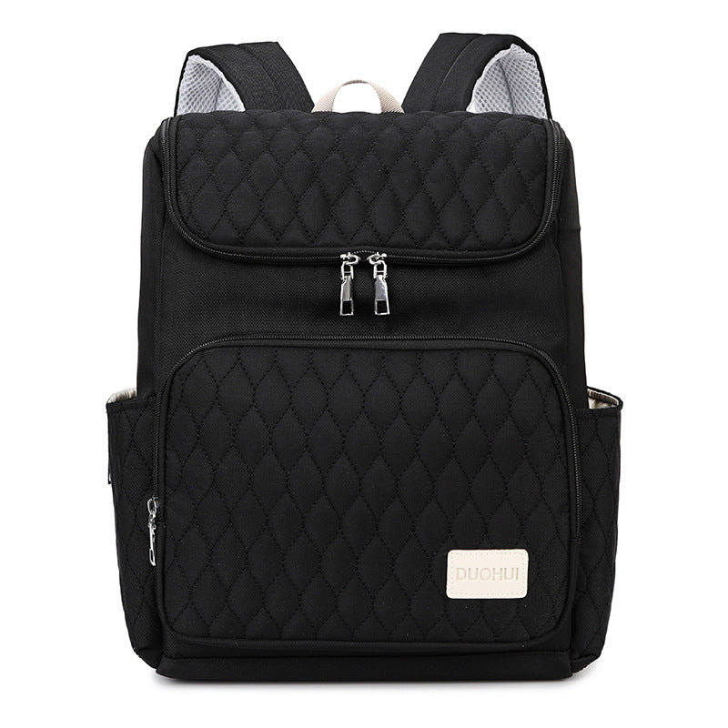 Quilted Multi-Pocket Backpack Kalsten