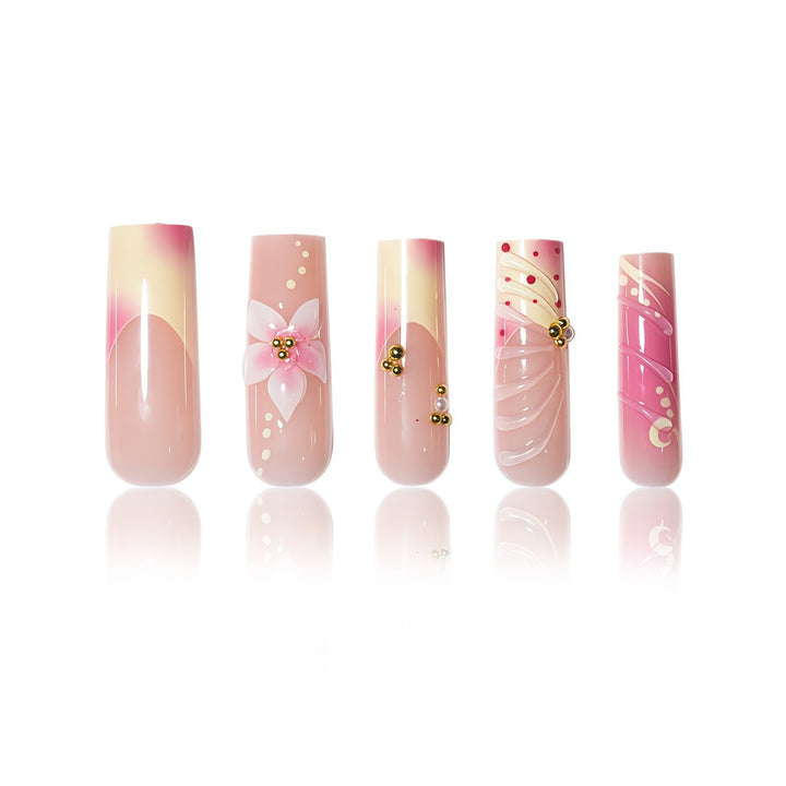 Floral Artisan Press-On Nail Set Kalsten