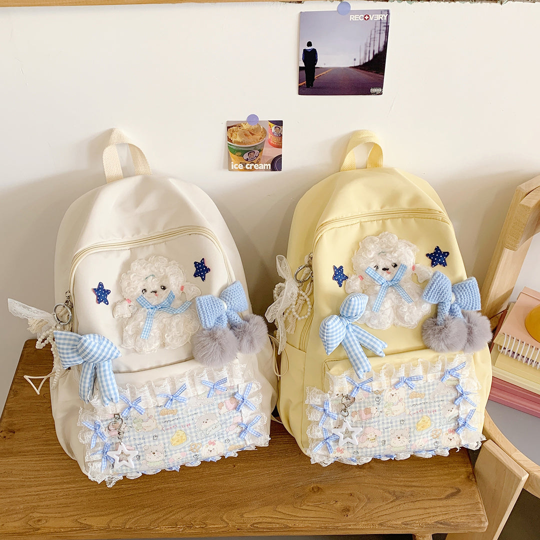 Cute Decorative Plush Backpack Kalsten