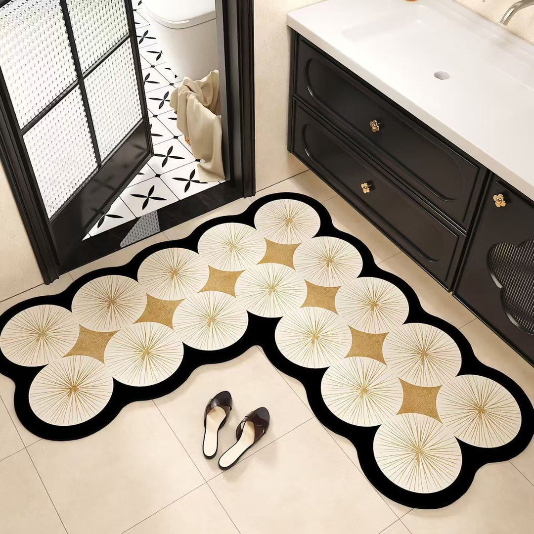 Contemporary Geometric Bath Mat