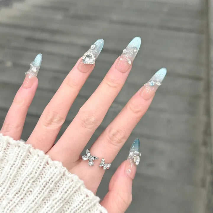 Decorative Stiletto Press-On Nails