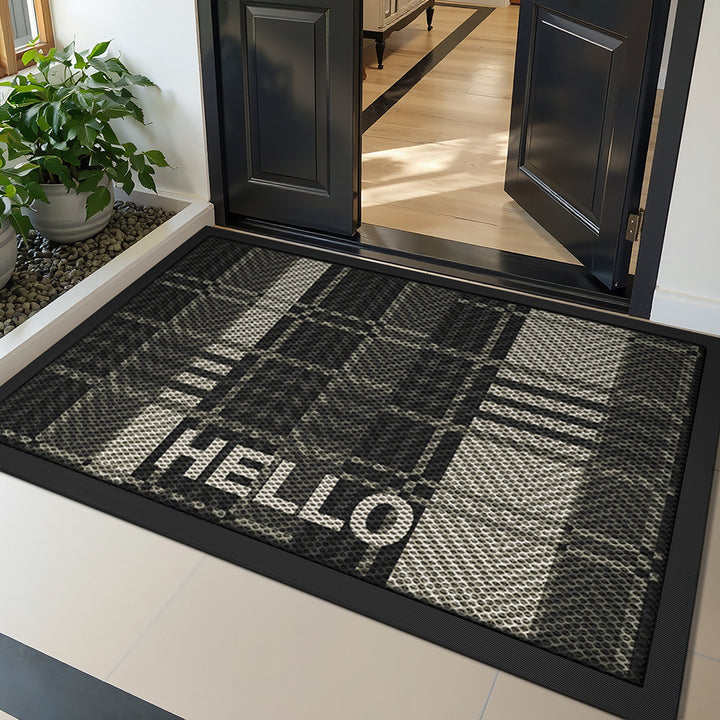 Decorative Geometric Entrance Mat Kalsten