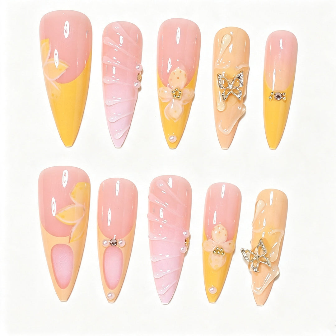Artistic Butterfly Nail Art Set Kalsten